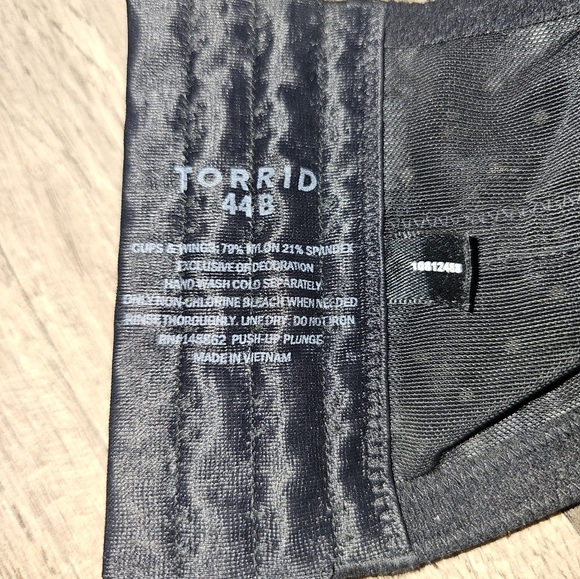 Torrid Longline Boost Polka Dot Bra 44B - Picture 3 of 4
